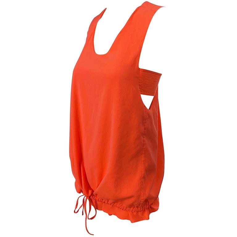 Orange Chloe Shirt Size 38 .